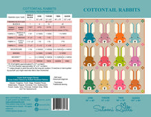 Load image into Gallery viewer, COTTONTAIL RABBITS_ digital quilt pattern
