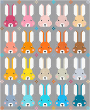 Load image into Gallery viewer, COTTONTAIL RABBITS_ digital quilt pattern
